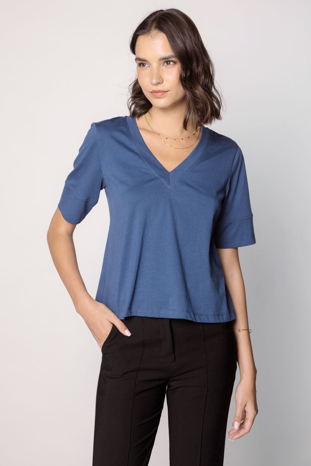 Polera Cassie Blue