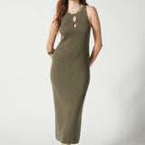 Vestido Crysta Oliva