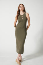 Vestido Crysta Oliva