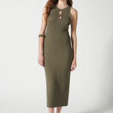 Vestido Crysta Oliva