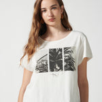 Polera Palmers Off White de la marca V-2026-532, blusa de manga larga y cuello redondo, en color blanco.