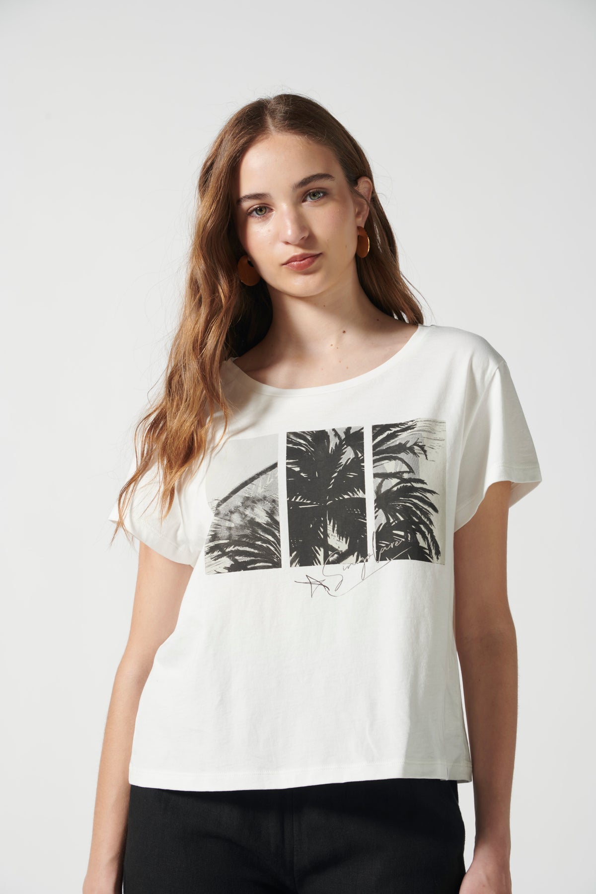 Polera Palmers Off White