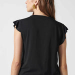 Polera negra de la marca EV-2026-500, estilo casual, con cuello redondo y manga larga, en color negro.