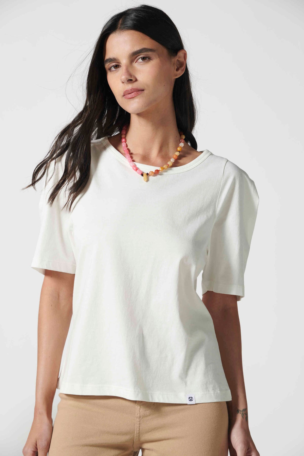 Polera Audrey Off White