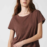 Polera Francesca Chocolate de la marca EV-2026-504, blusa de manga larga y estilo casual en color marrón chocolate.