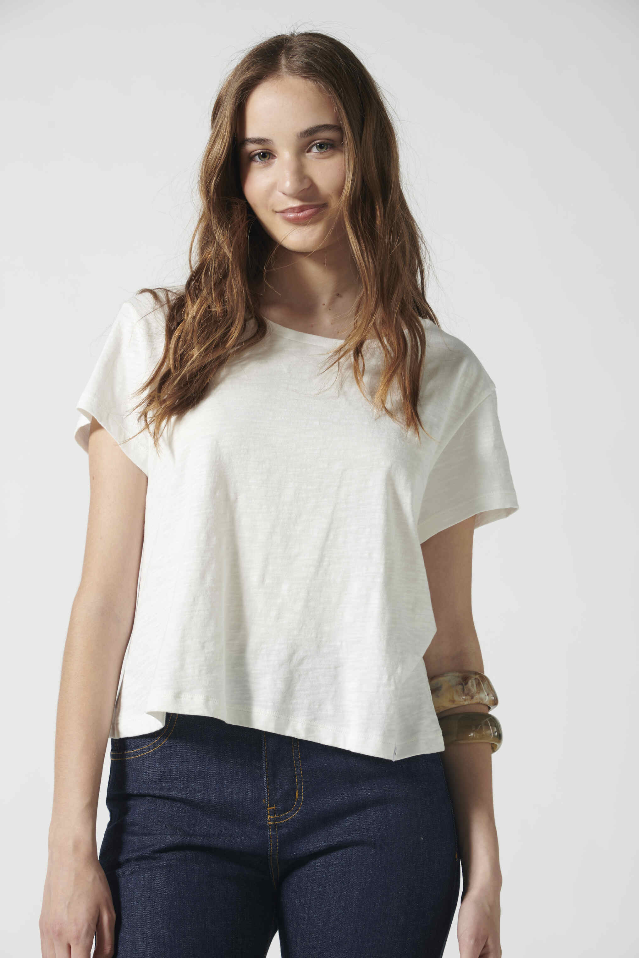 Polera Francesca Off White