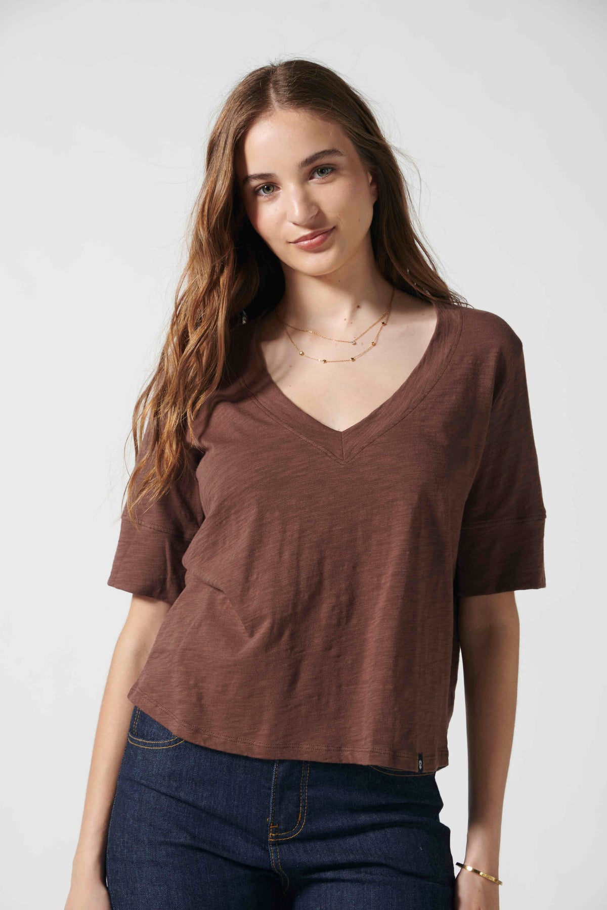 Polera Cassie Chocolate