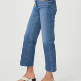 Pantalones de tobillo Leenah NY-2025-815 en color oscuro, vista frontal mostrando el diseño y ajuste ajustado.