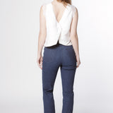 Jeans ajustados Jesse de la marca D-2024-806, pantalones vaqueros slim en color clásico, con cinturilla y bolsillos visibles.