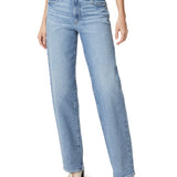 Jeans rectos Serena de la marca NY-2025-808, pantalones de mezclilla de corte recto, en color azul claro.