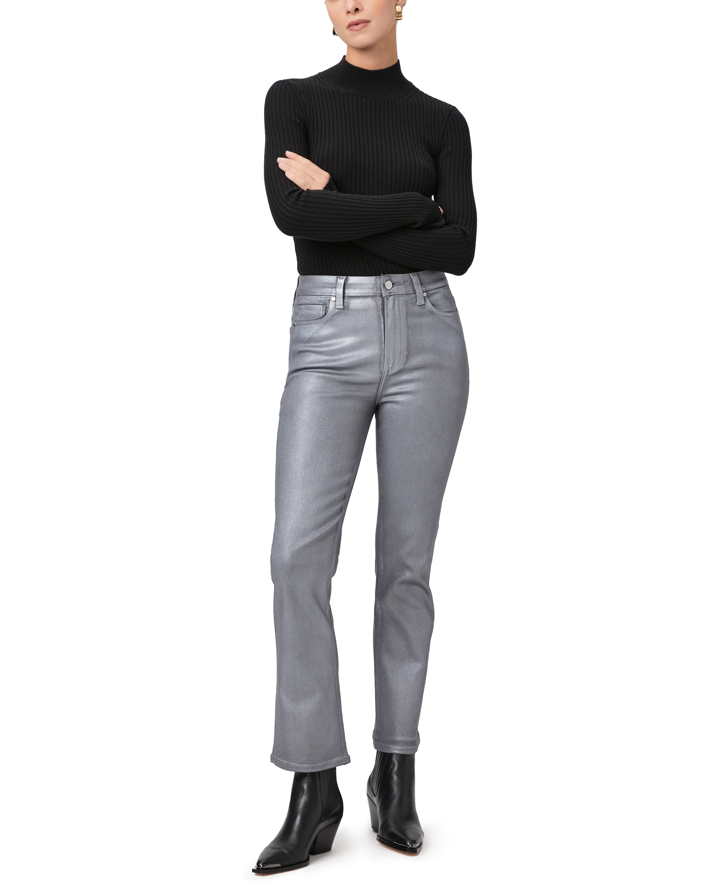Pantalones Claudine Fare Jean de la marca NY-2025-806, denim azul con corte recto y bolsillos delanteros.