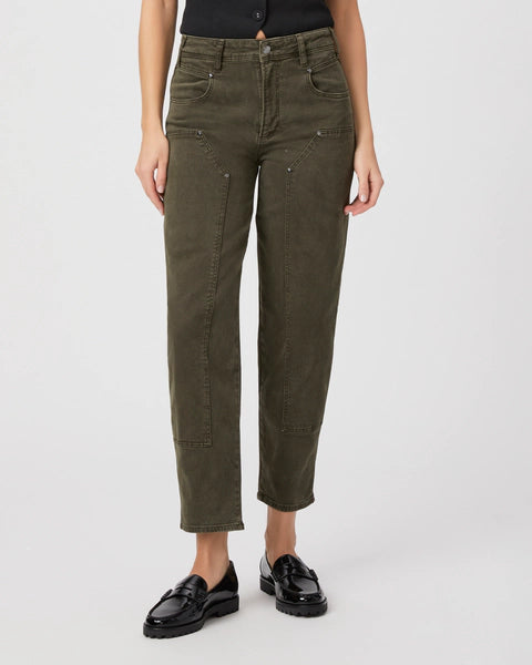 Pantalones vaqueros estilo barrel leg Alexis de la marca NY-2025-819, color azul y diseño ajustado.
