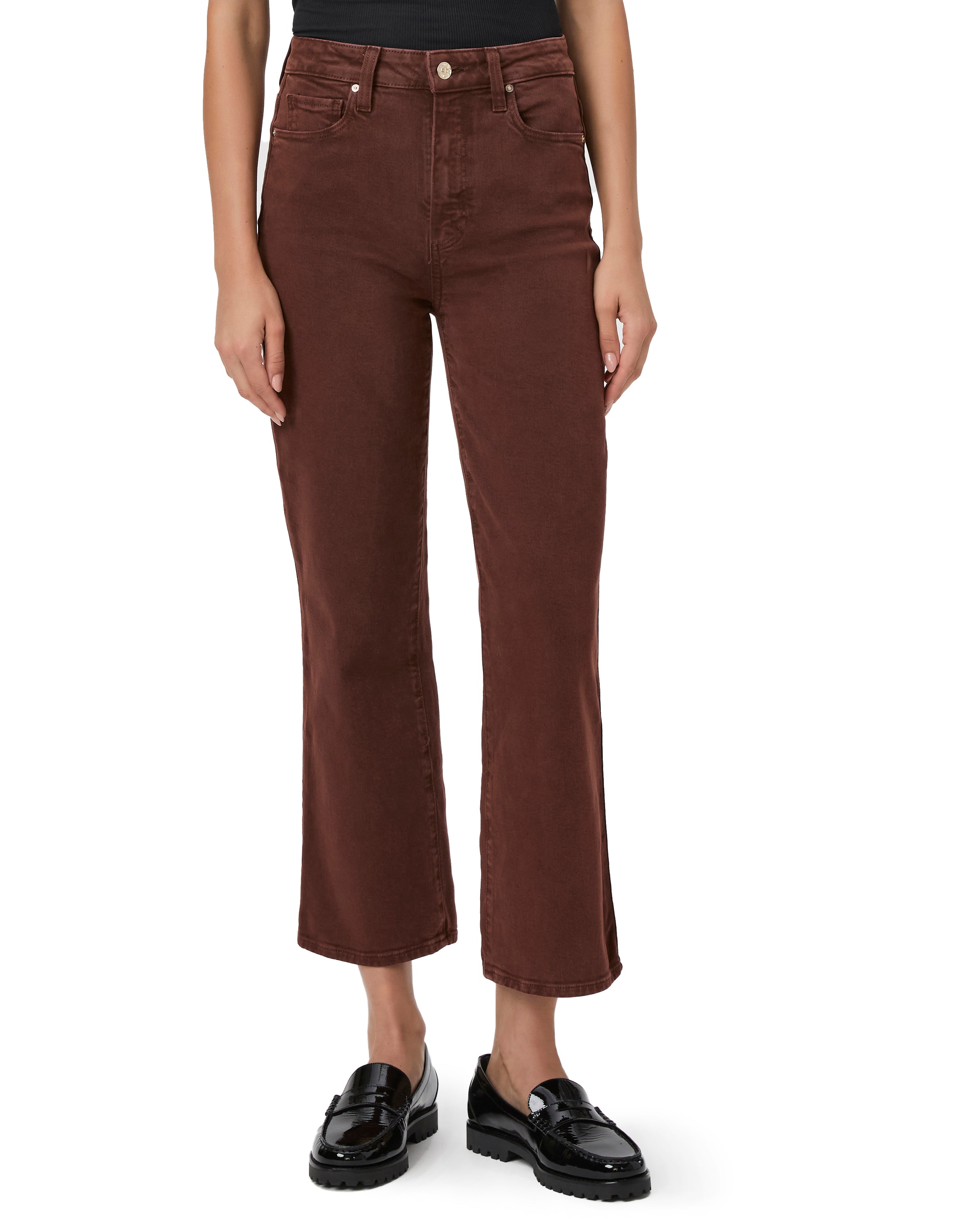 Pantalones de mezclilla estilo flare Courtney de la marca NY-2025-827, en color azul con detalles de costura y diseño ajustado