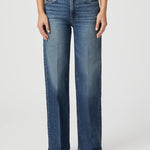 Pantalones vaqueros de pierna ancha Sasha de 32 pulgadas, marca NY-2025-830, en color denim azul.