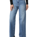 Pantalones vaqueros de pierna ancha Anessa de la marca NY-2025-832, color azul, con diseño de corte recto y detalles de costura.