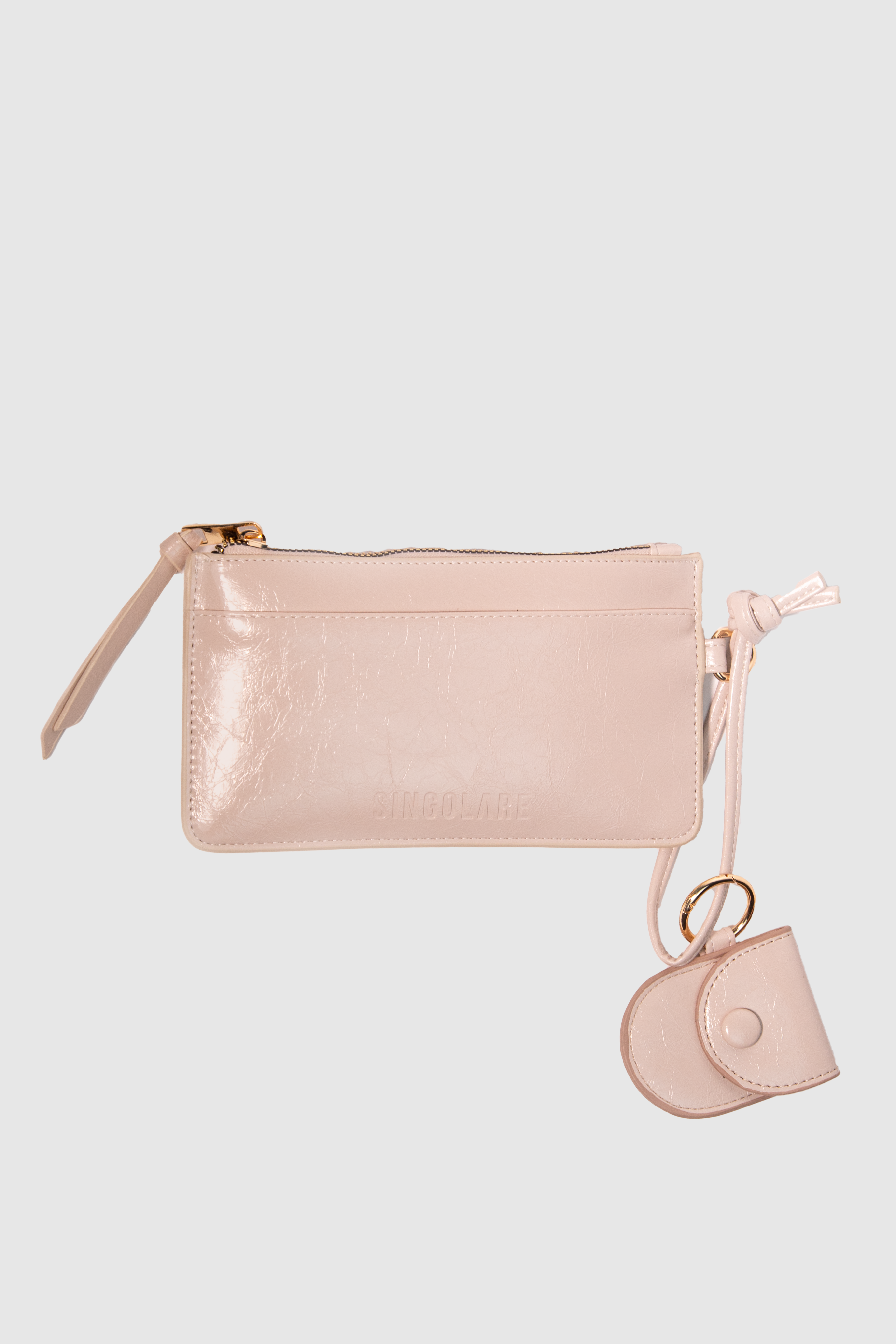 Billetera Isabelle Off White de la marca AI-2025-300, accesorio elegante con diseño en tono nude.