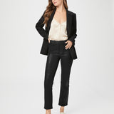 Pantalones Cindy Black Fog Luxe Coating de la marca NY-2023-820, con acabado elegante y moderno en color negro.