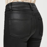 Pantalones Cindy Black Fog Luxe de la marca NY-2023-820, con acabado elegante y moderno, visibles en la imagen.
