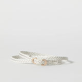 Cinturón Justina Off White