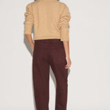 Jeans Mom Burgundy