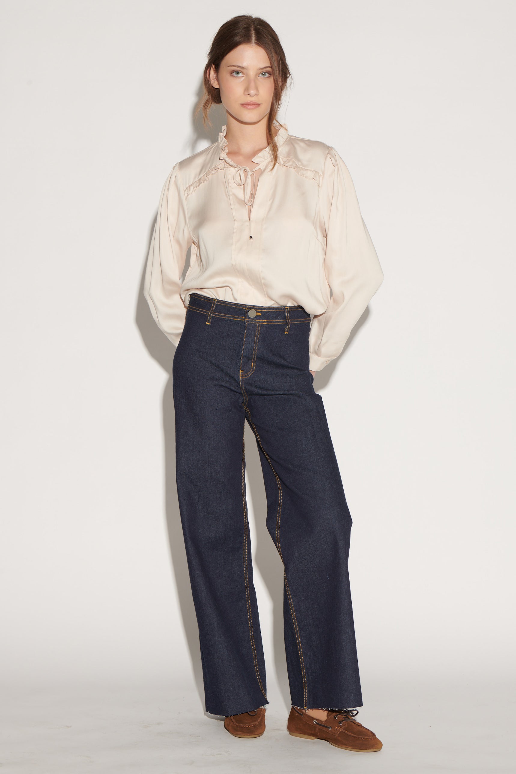 Jeans Culotte Brown