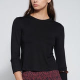 Polera Bordeaux Black