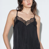 Top Mila Cupro Black