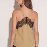 Top Mila Fiesta Ocre