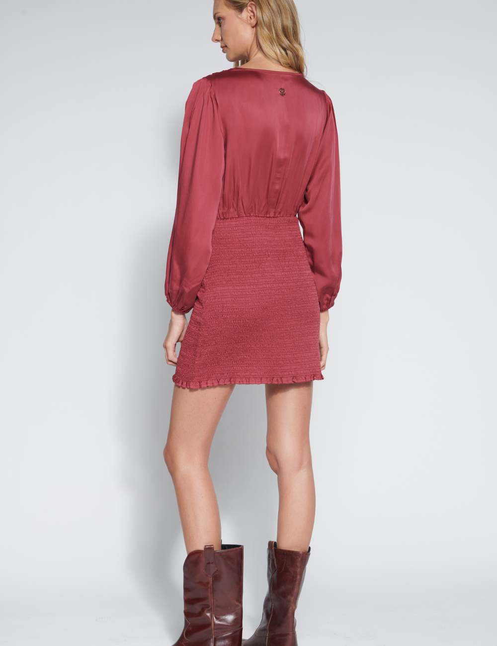 Vestido Borgoña Cherry