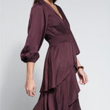 Vestido Oceans Burdeo