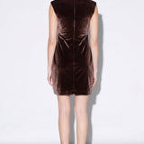Vestido Promise Velvet Brown