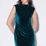 Vestido Promise Velvet Esmeralda