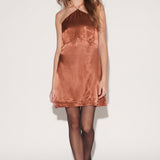 Vestido Amma Cobre