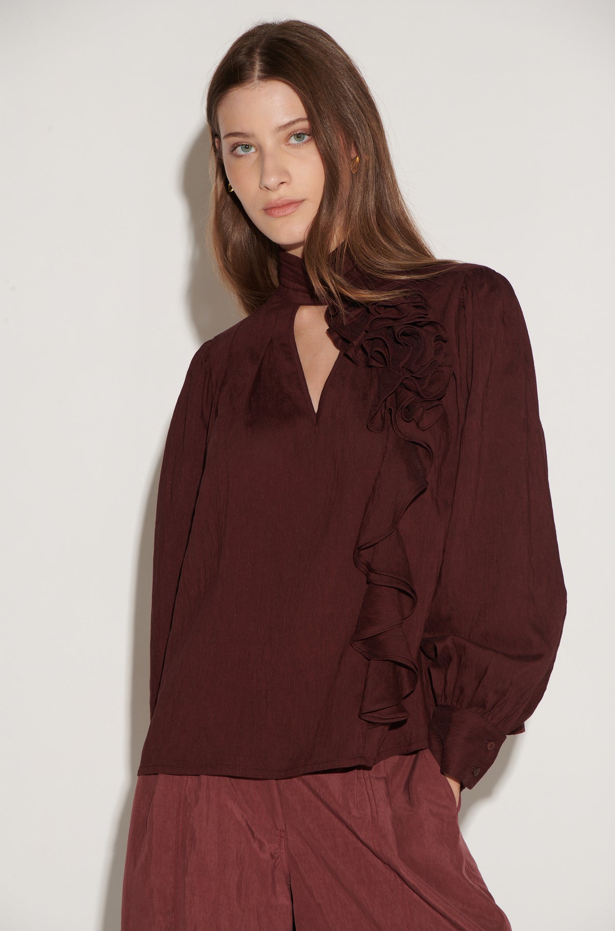 Blusa Zoe Burdeo