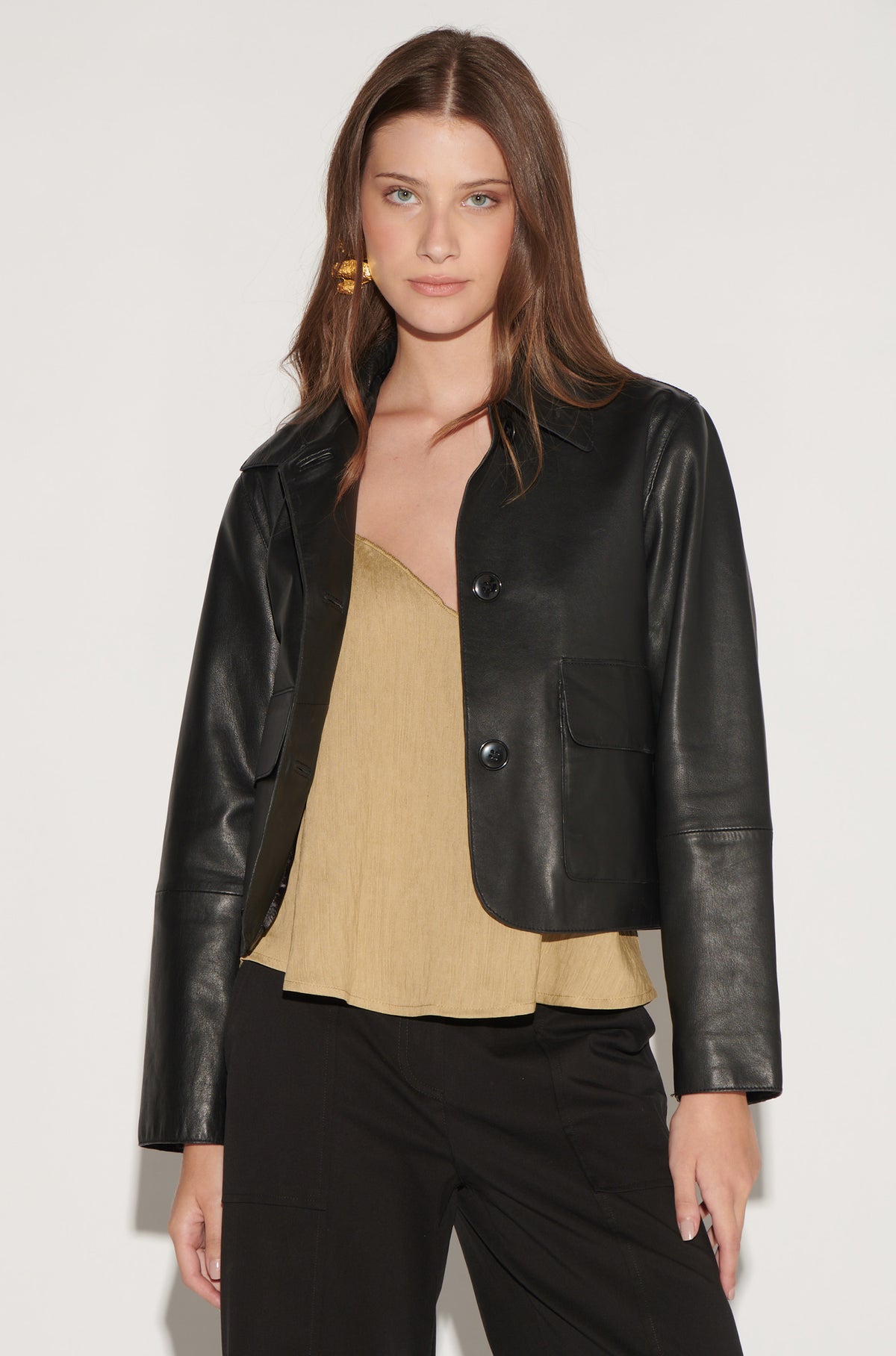 Chaqueta Cuir Black
