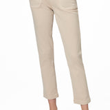 Pantalones ajustados rectos para el tobillo de la marca NY-2025-822, en color negro, con cintura de tiro medio y estilo moderno.