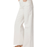 Pantalones de mezclilla Anessa de pierna ancha de 31 pulgadas, estilo casual y cómodo, en color azul.