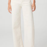 Arellia Skimmer Barrel Leg Jean - Cream Contrast