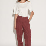 Pantalón Emma Burdeo