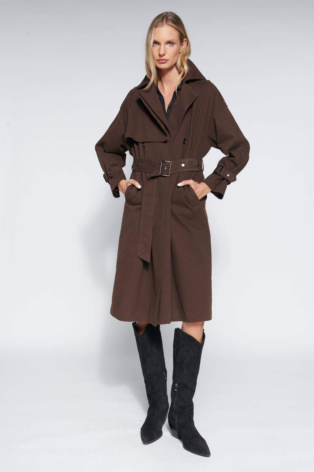 Trench Aura Khaki