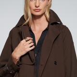 Trench Aura Brown