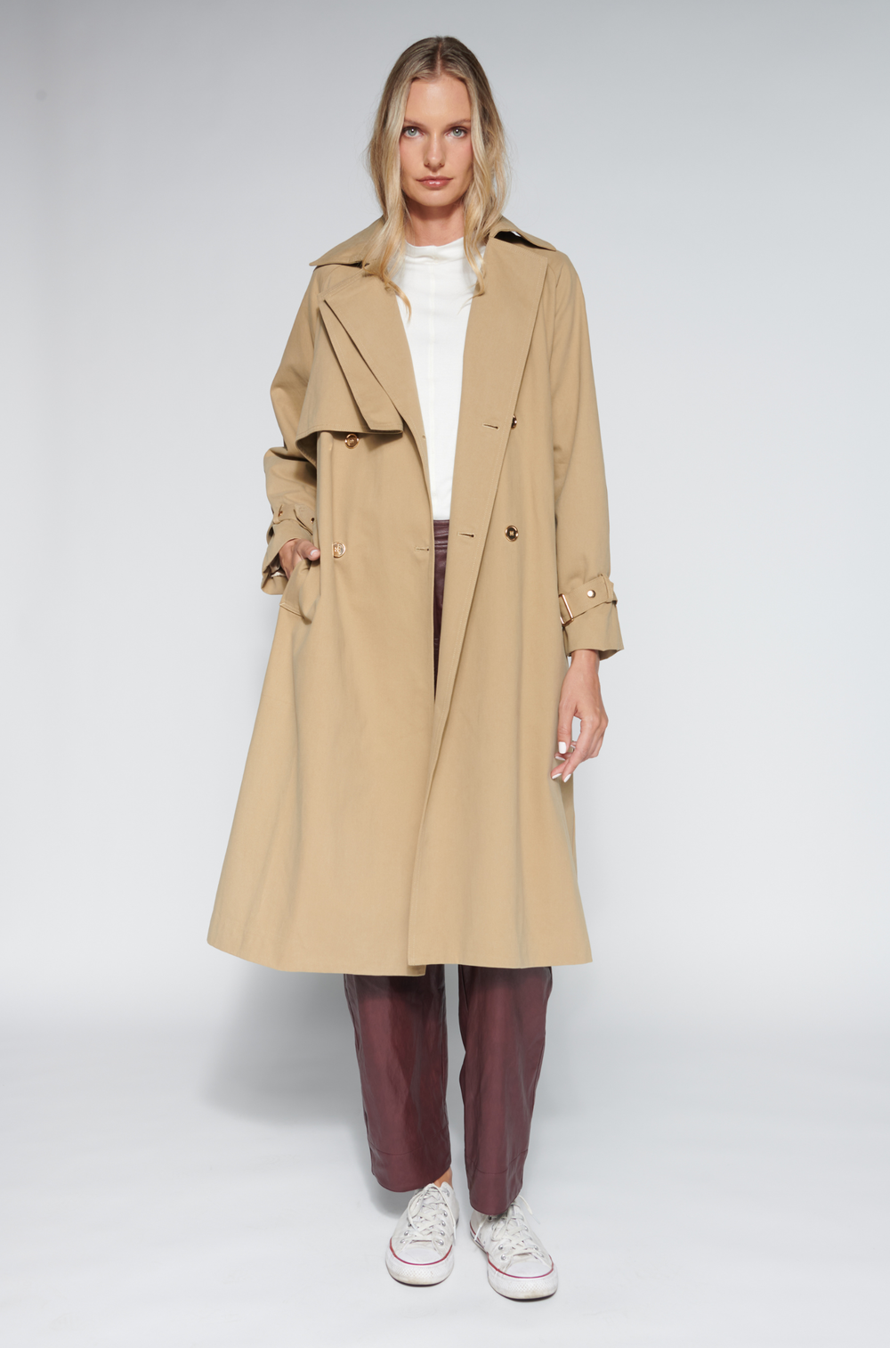 Trench Aura Khaki