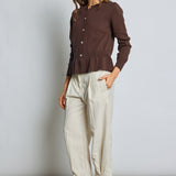 Cardigan Perle Brown