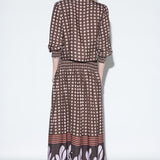 Falda Oliva Brown