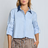 Camisa Halo Celeste