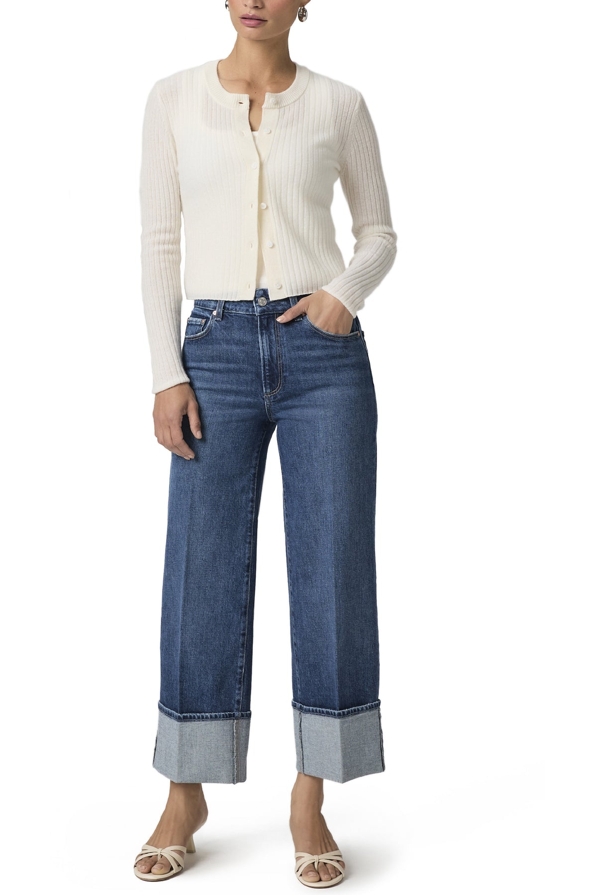 SASHA ANKLE WIDE LEG JEAN