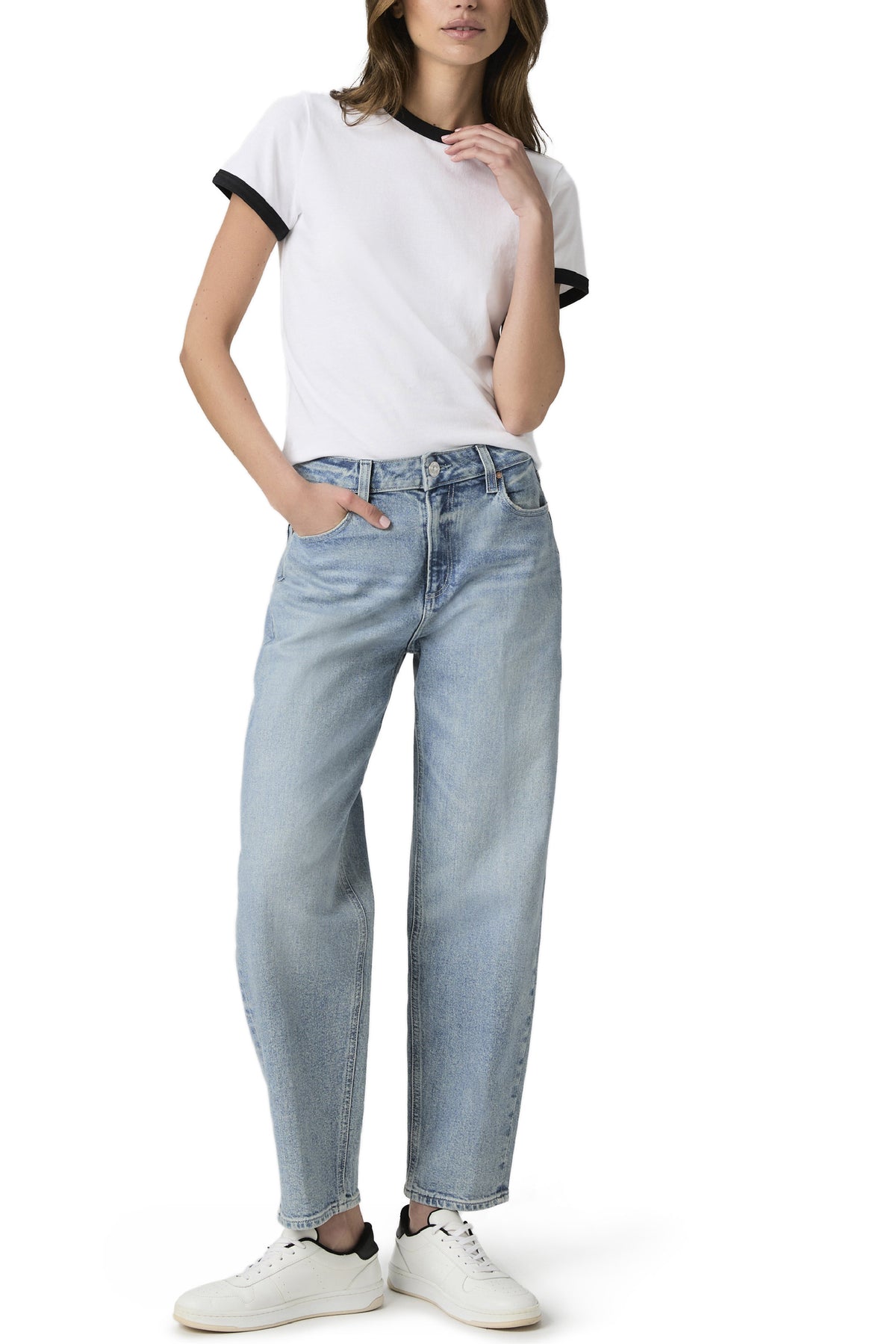 ALEXIS BARREL LEG JEAN