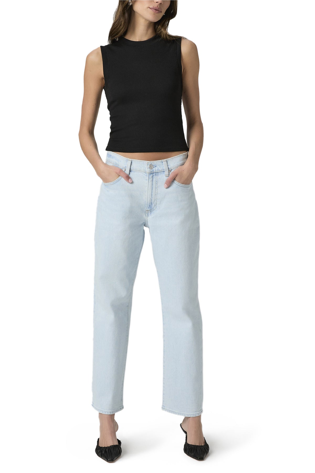 Morgan Ankle Straight Jean