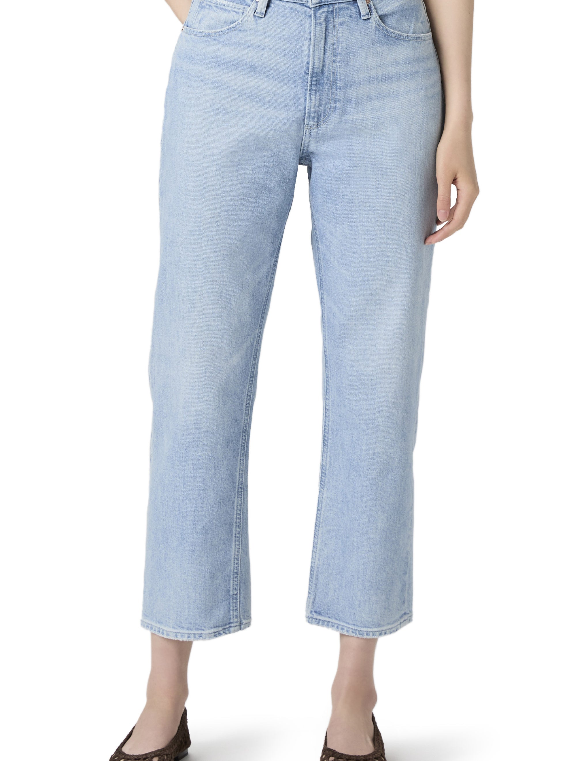 Jeans rectos para tobillo Sawyer de la marca NY-2026-807, con un diseño clásico y corte ajustado en color azul.