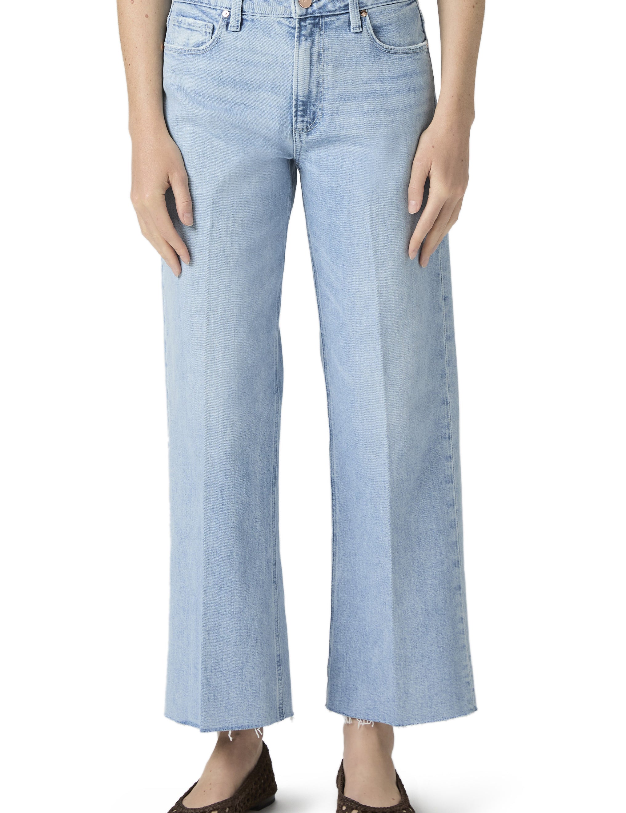 Jeans anchos de tobillo Leenah de la marca NY-2026-806, pantalones vaqueros de corte amplio y estilo moderno.